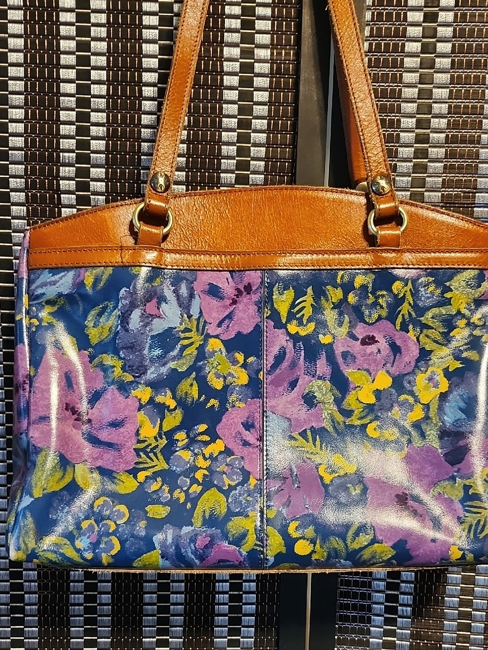 Patricia Nash Leather Purse, Deep Blue "Balluri"
